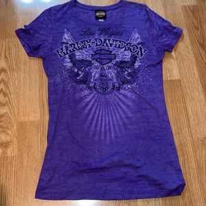 Purple Harley Davidson TShirt
